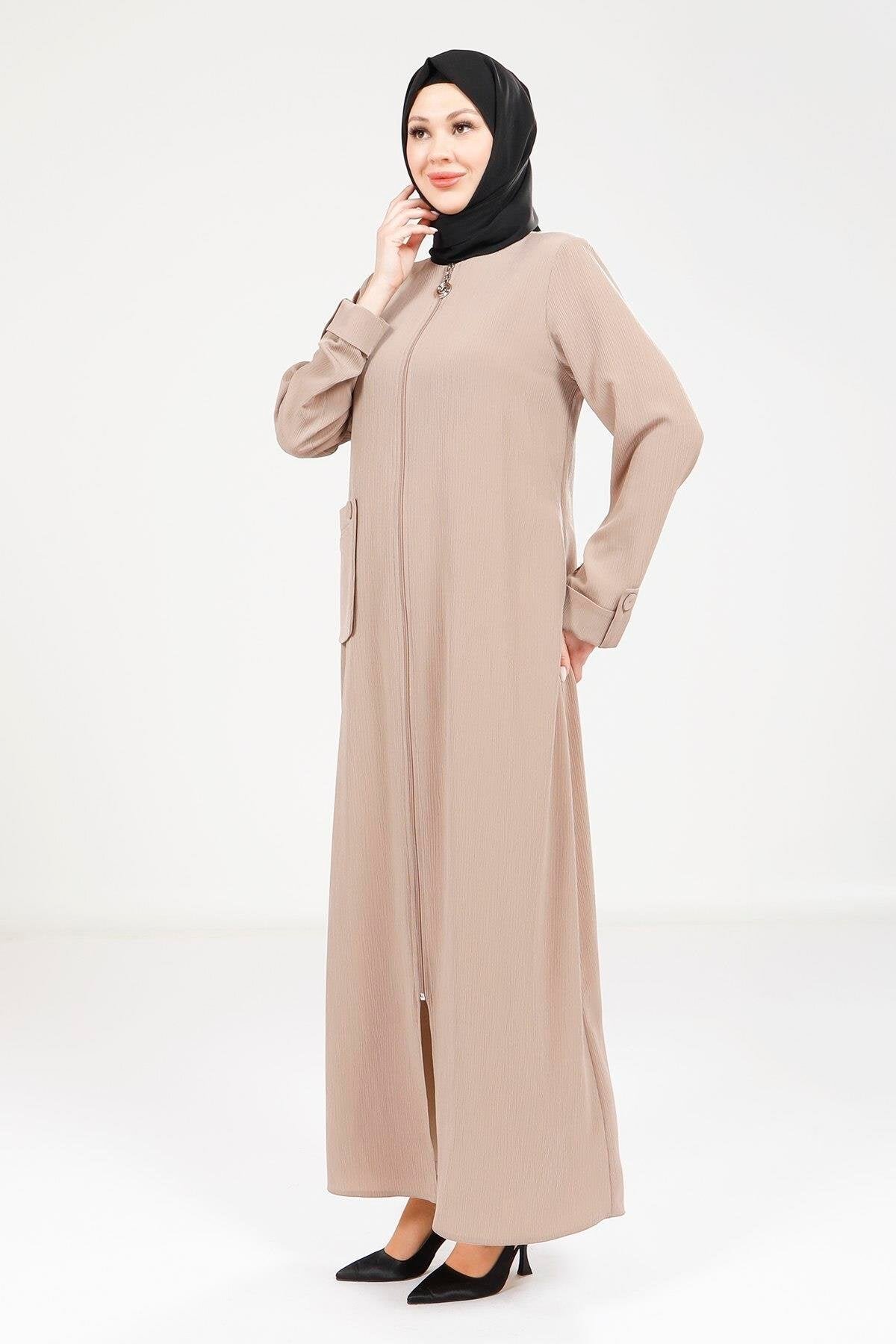 Taş Cepli Ferace - Beyza