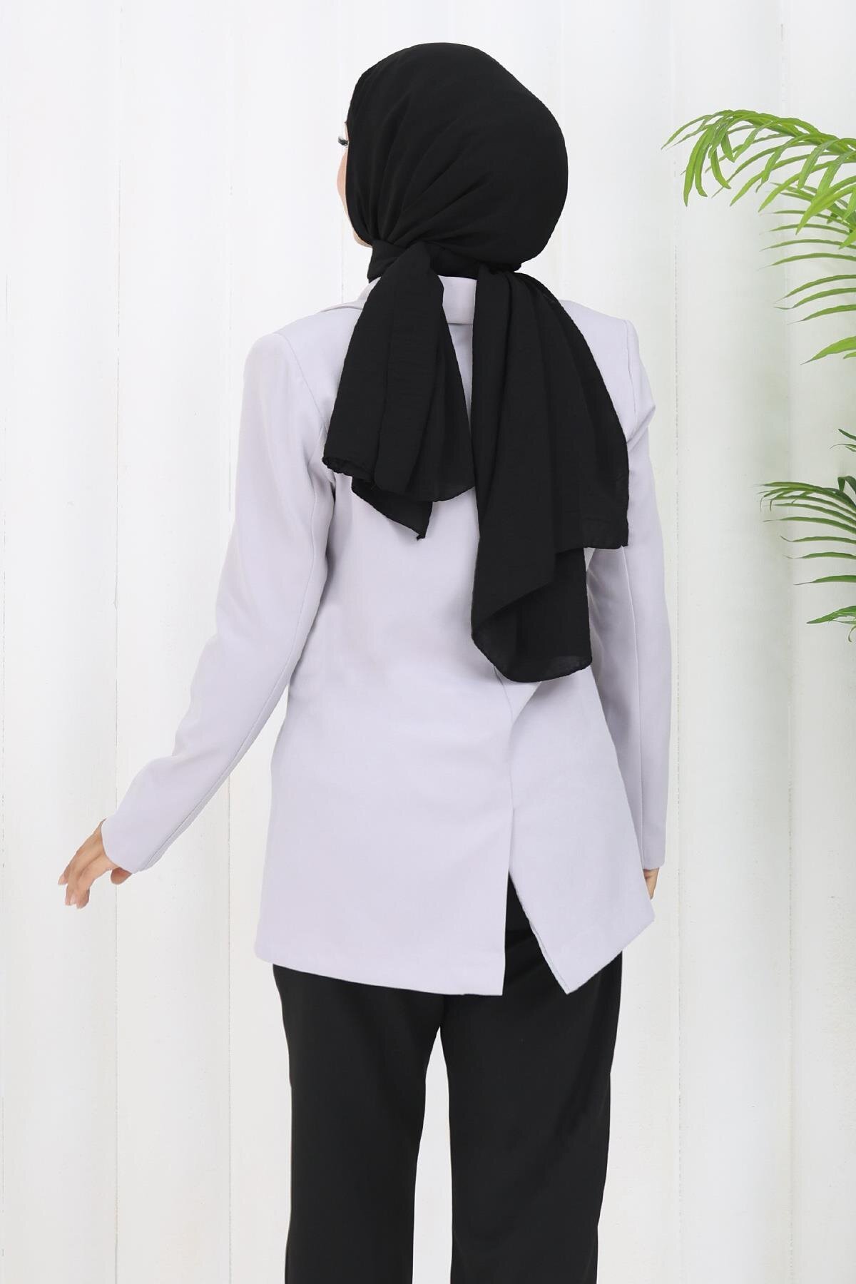 Gri Ceket - Modamihram