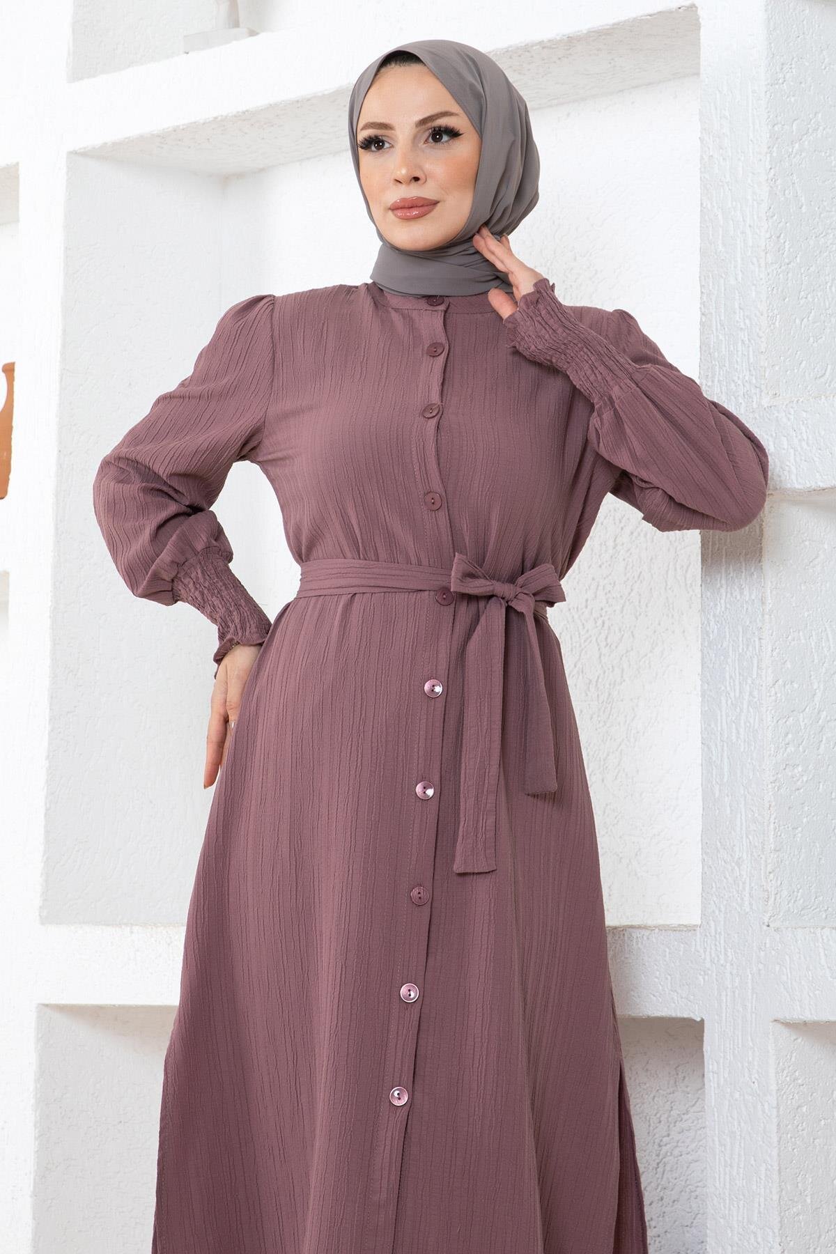 Double Slit Modest Set - Dusty Rose - Modamihram