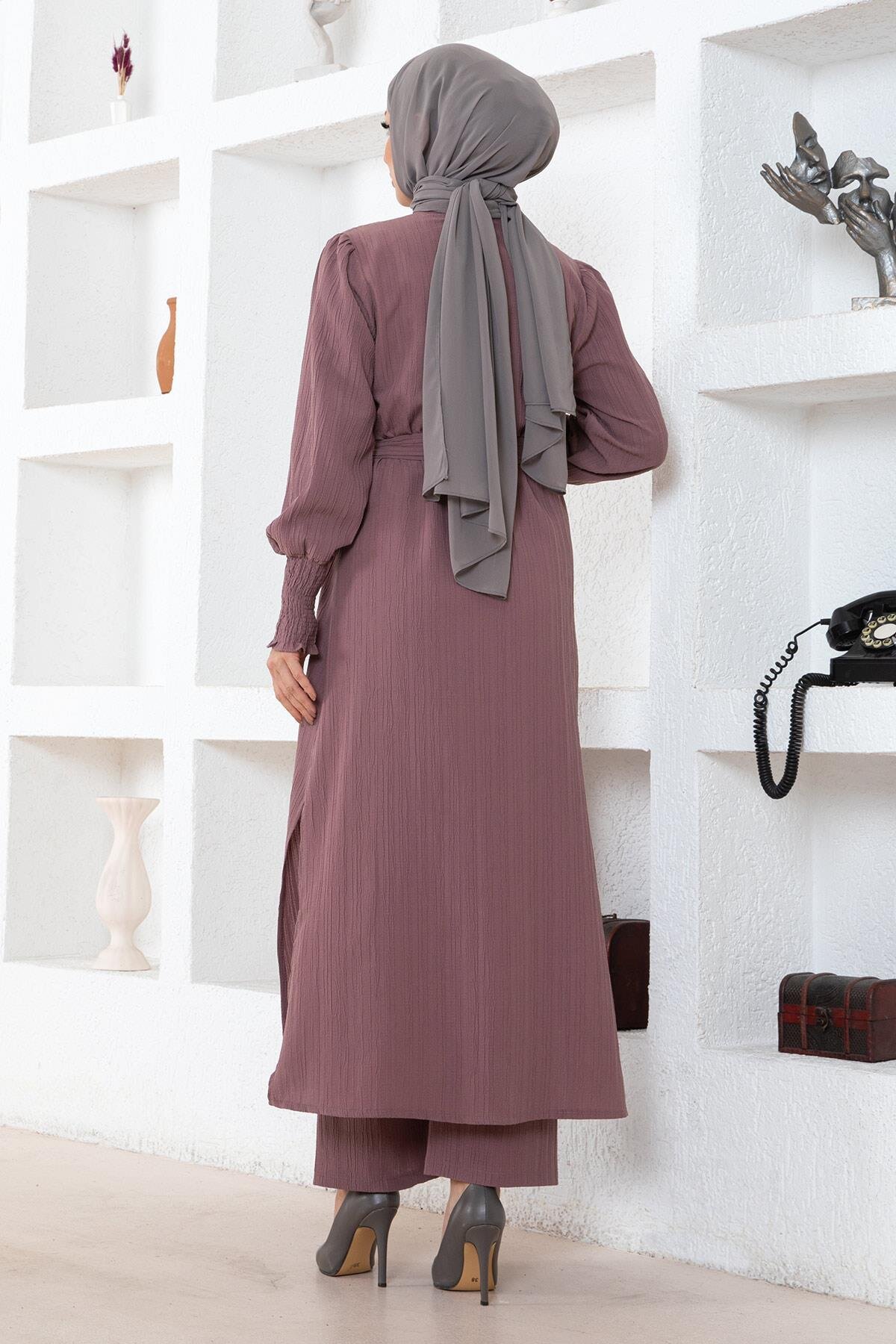 Double Slit Modest Set - Dusty Rose - Modamihram