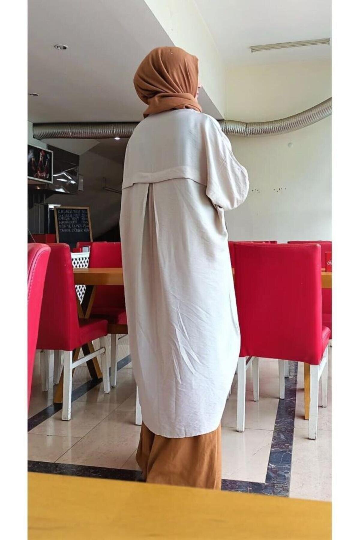 Taş Yarasa Kol Tesettür Tunik - Pasaklı Giyim