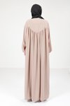 Bej Salaş Tesettür Elbise