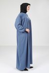 İndigo Salaş Tesettür Elbise