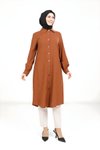 Kahve Tesettür Tunik