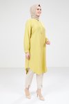 Sarı Tesettür Tunik