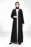 Siyah Abaya Takım Ferace