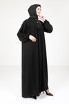 Siyah Salaş Tesettür Elbise