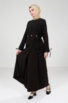 Siyah Tesettür Elbise