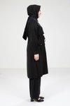 Siyah Tunik Pantolon Tesettür Takım