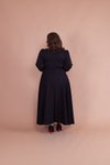 Siyah Büyük Beden Tesettür Abiye Elbise