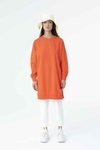 Somon İki İp Kumaş Basic Sweatshirt Tesettür Tunik