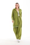 Yeşil Yazlık Sweat Pantolon İkili Tesettür Takım