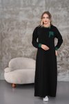 Zümrüt Spor İkiiplik Cep Detaylı Tesettür Elbise