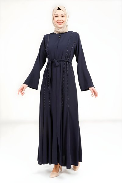 Lacivert Volanlı Ferace