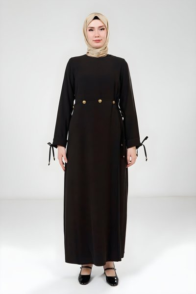 Siyah Tesettür Elbise