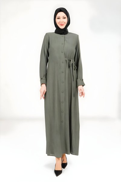 Yeşil Düğmeli Ferace