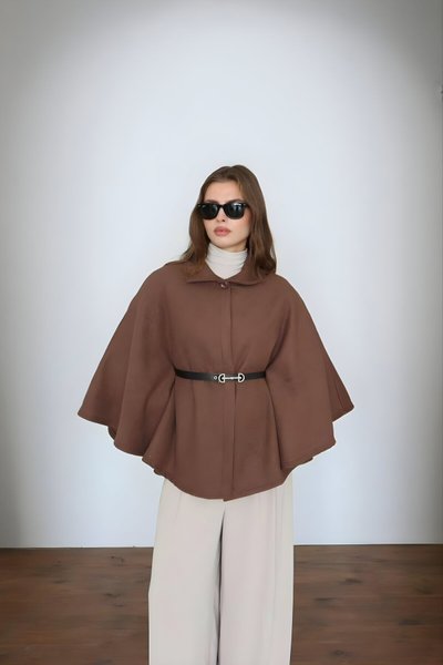 بونشو كاب جوخ بني مزود بحزام