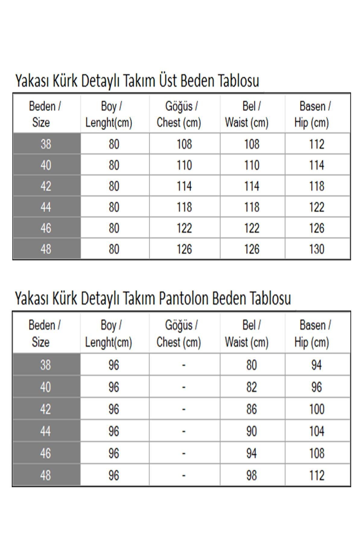 Vizon İkili Kürk Detaylı Yaka Tesettür Takım - Modamihram