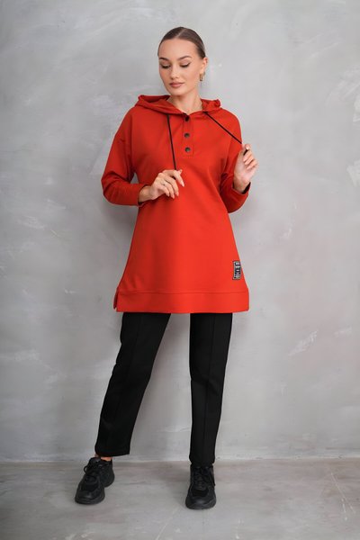 Taba İkili Sweat-tunik Pantolon Eşofman Takım