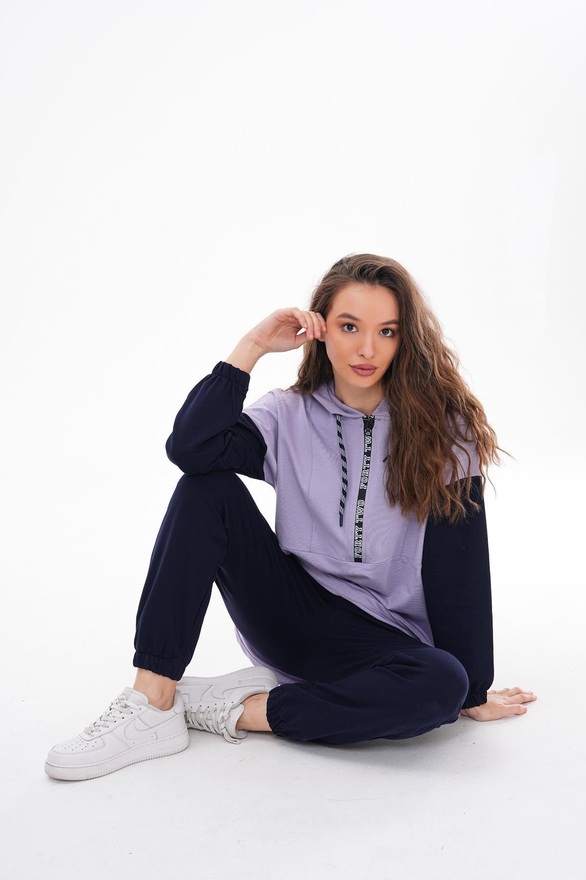Two-Piece Half-Zip Tracksuit - Lilac - Westbound