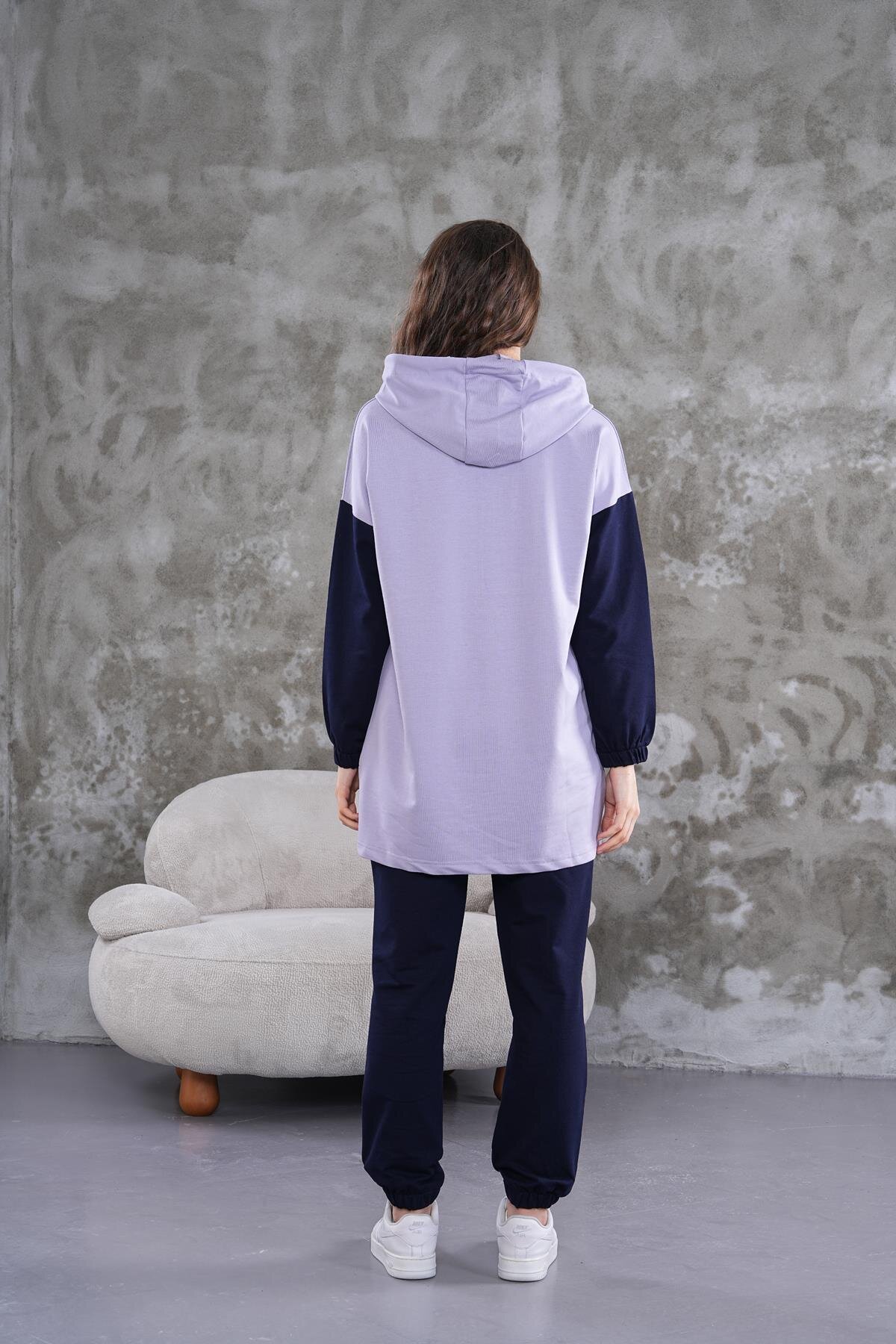 Two-Piece Half-Zip Tracksuit - Lilac - Westbound