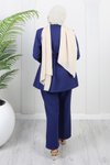 İndigo Soft Blazer İkili Tesettür Takım