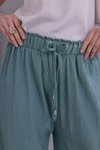 Mint Yazlık Plaj Model Bol Paça Pantolon
