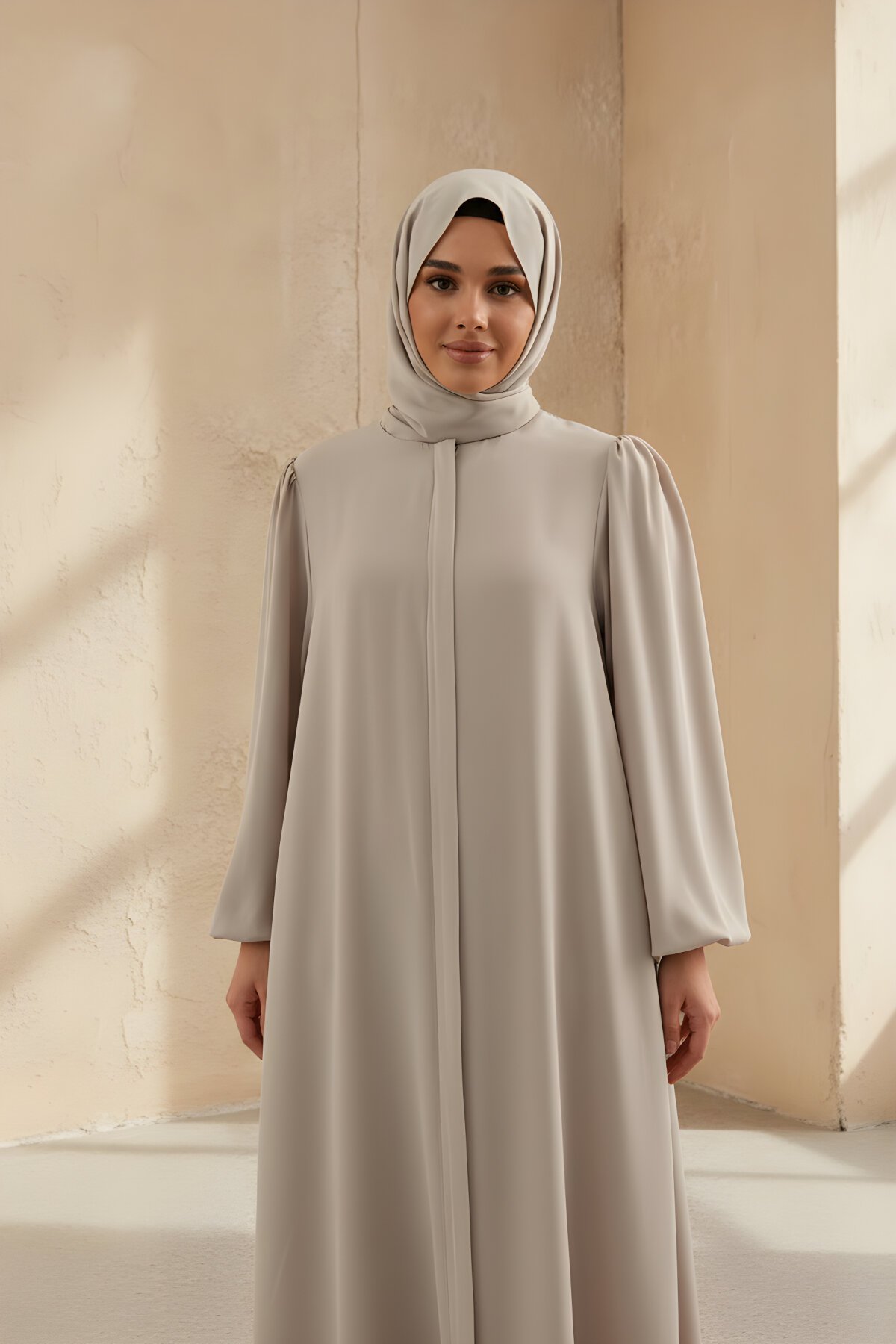 شال حرير المدينة بيج - Agra Prive