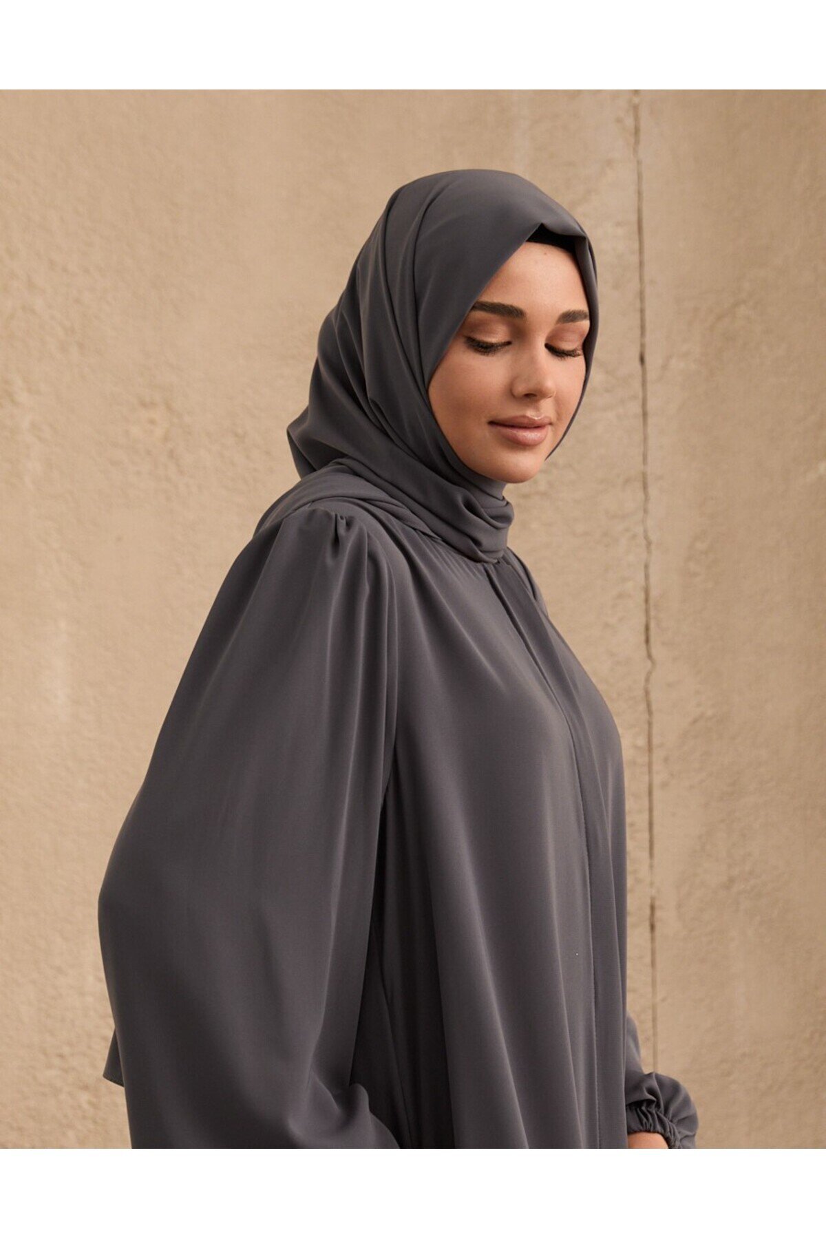 Medina Silk Scarf - Grey - Agra Prive