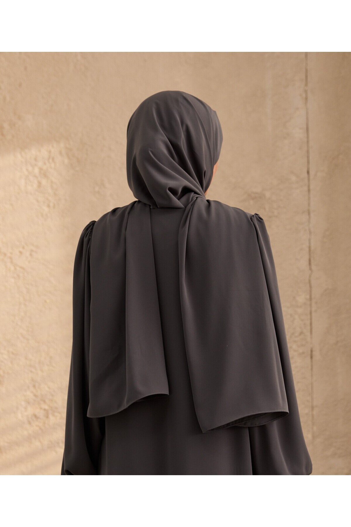 Medina Silk Scarf - Grey - Agra Prive