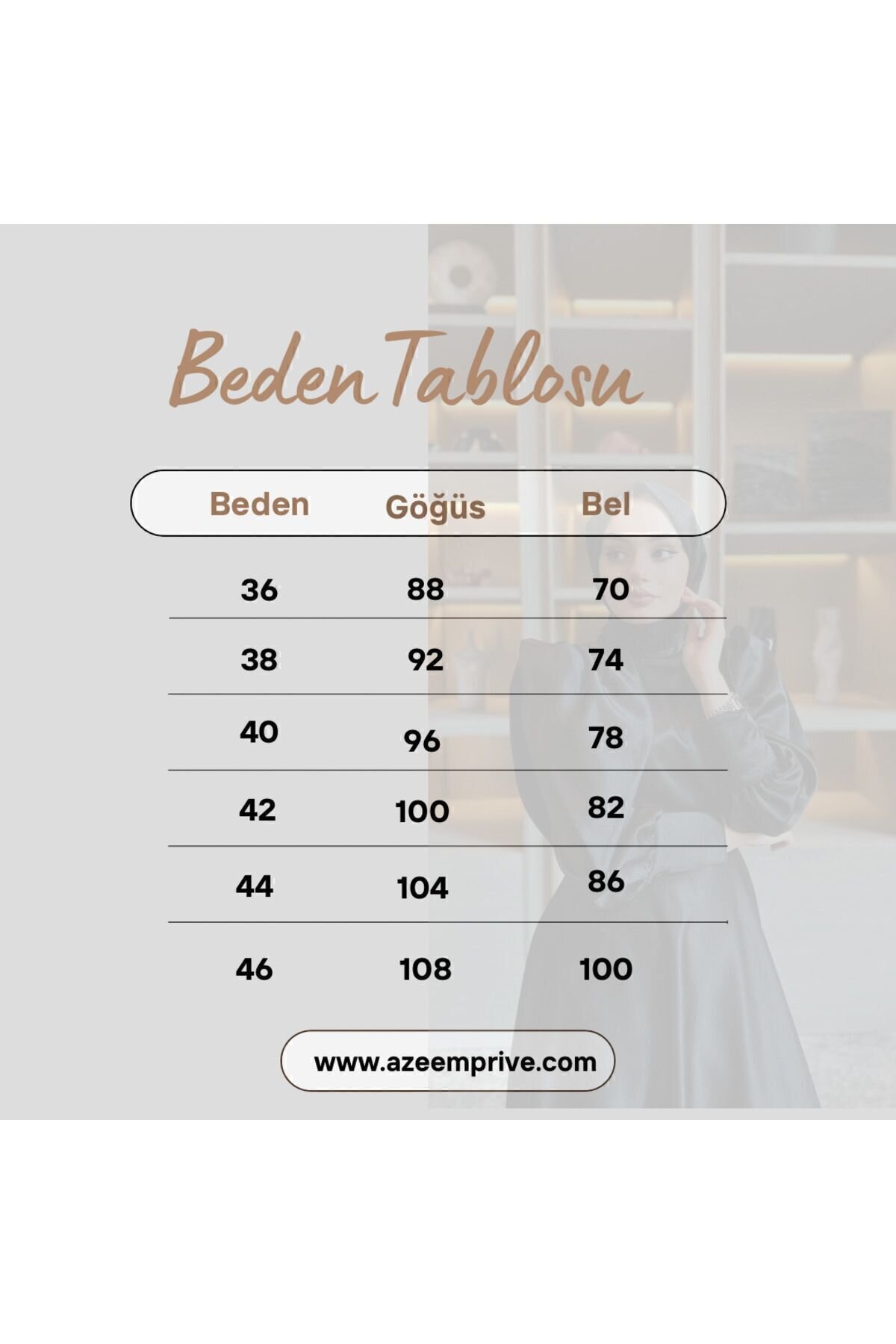 Satin Evening Dress - Navy - Azeem