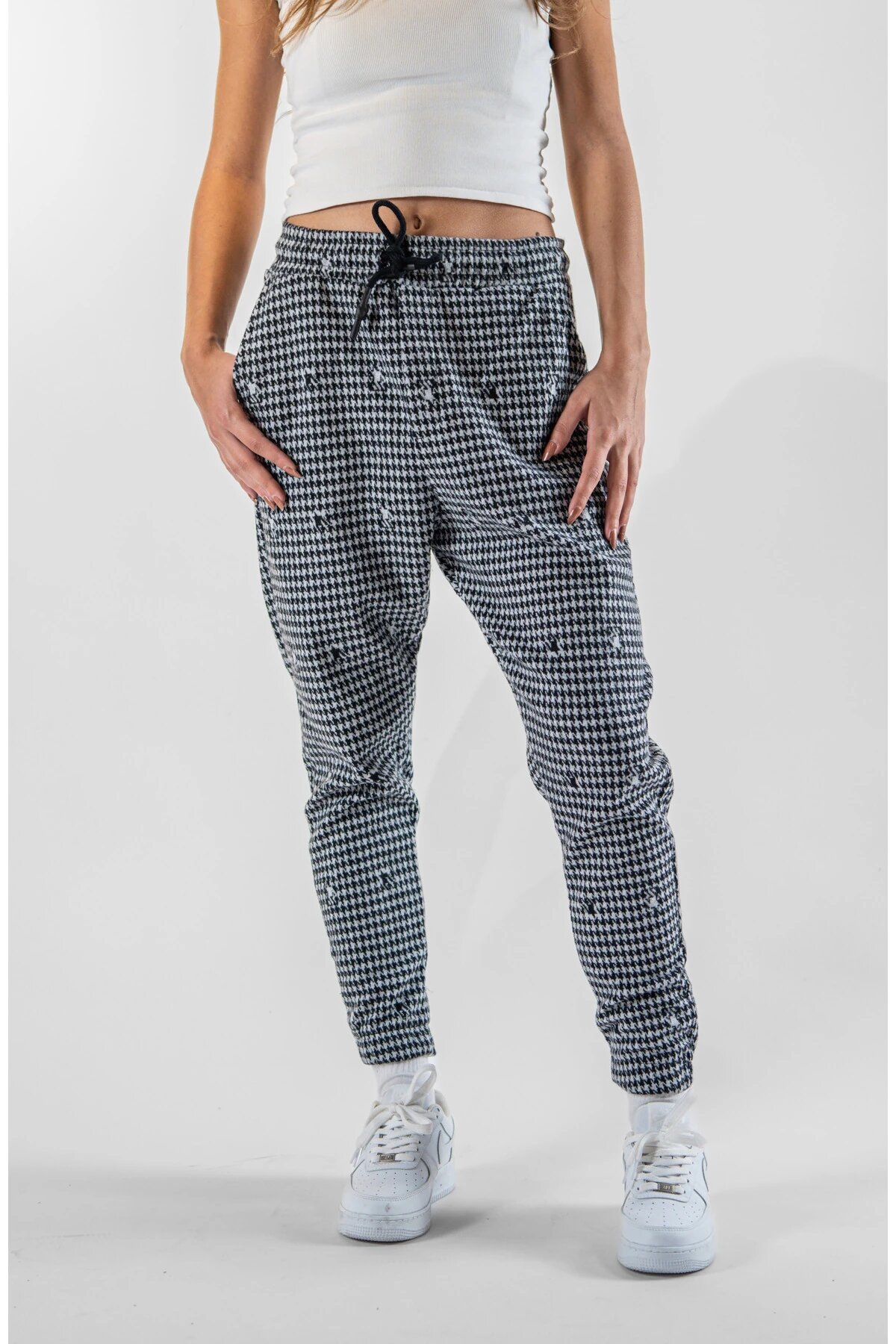 Gri Jakar Jogger Paçası Lastikli Pantolon - Mexico Superblue