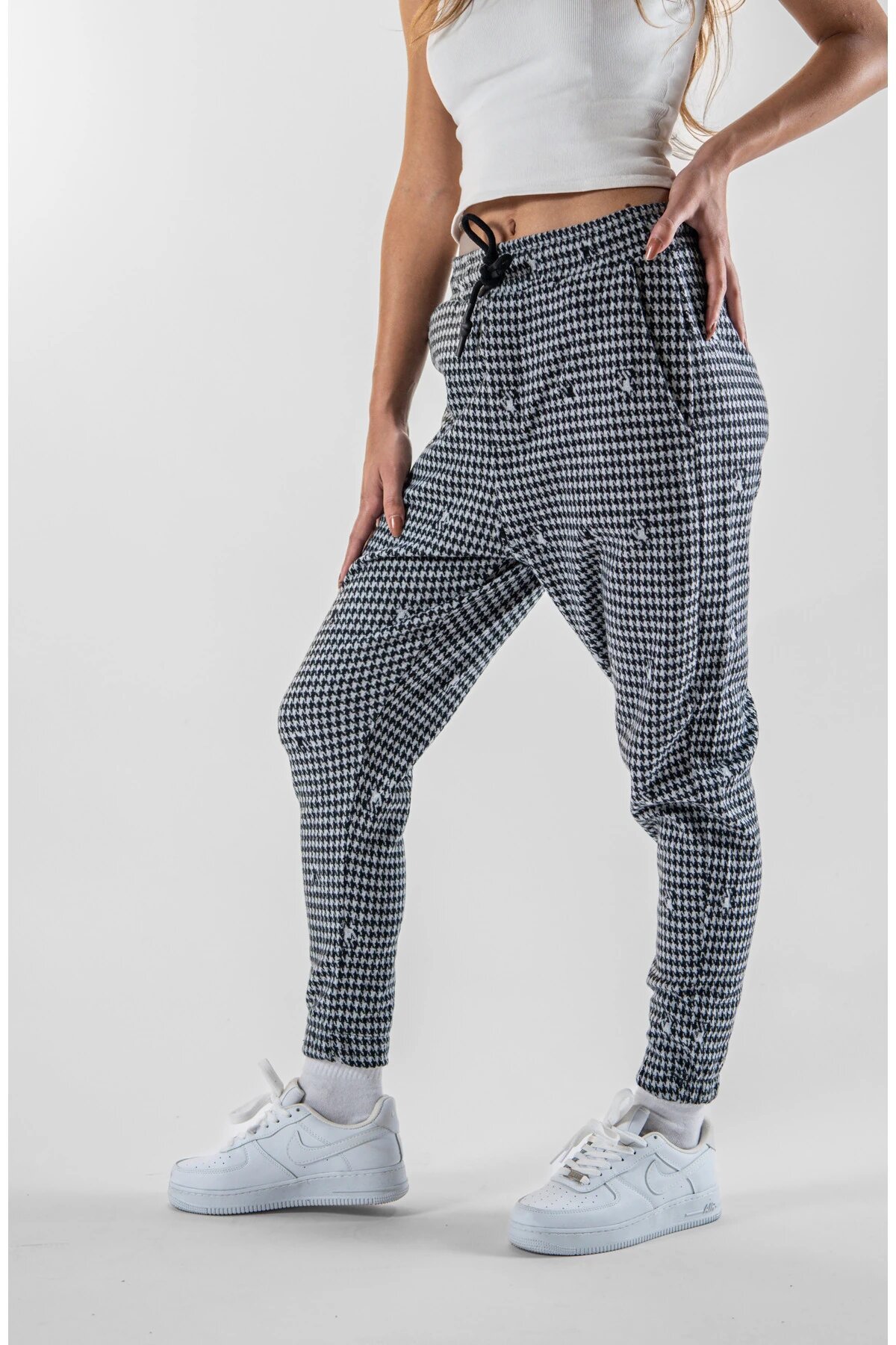 Gri Jakar Jogger Paçası Lastikli Pantolon - Mexico Superblue