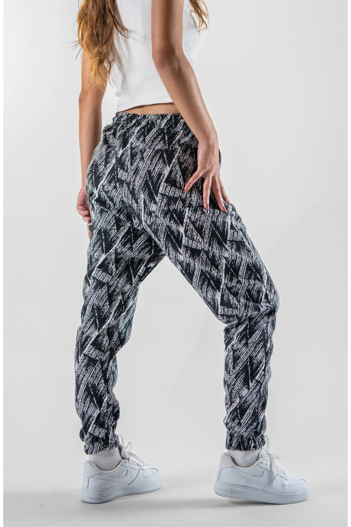 Gri Jakar Jogger Paçası Lastikli Pantolon - Mexico Superblue