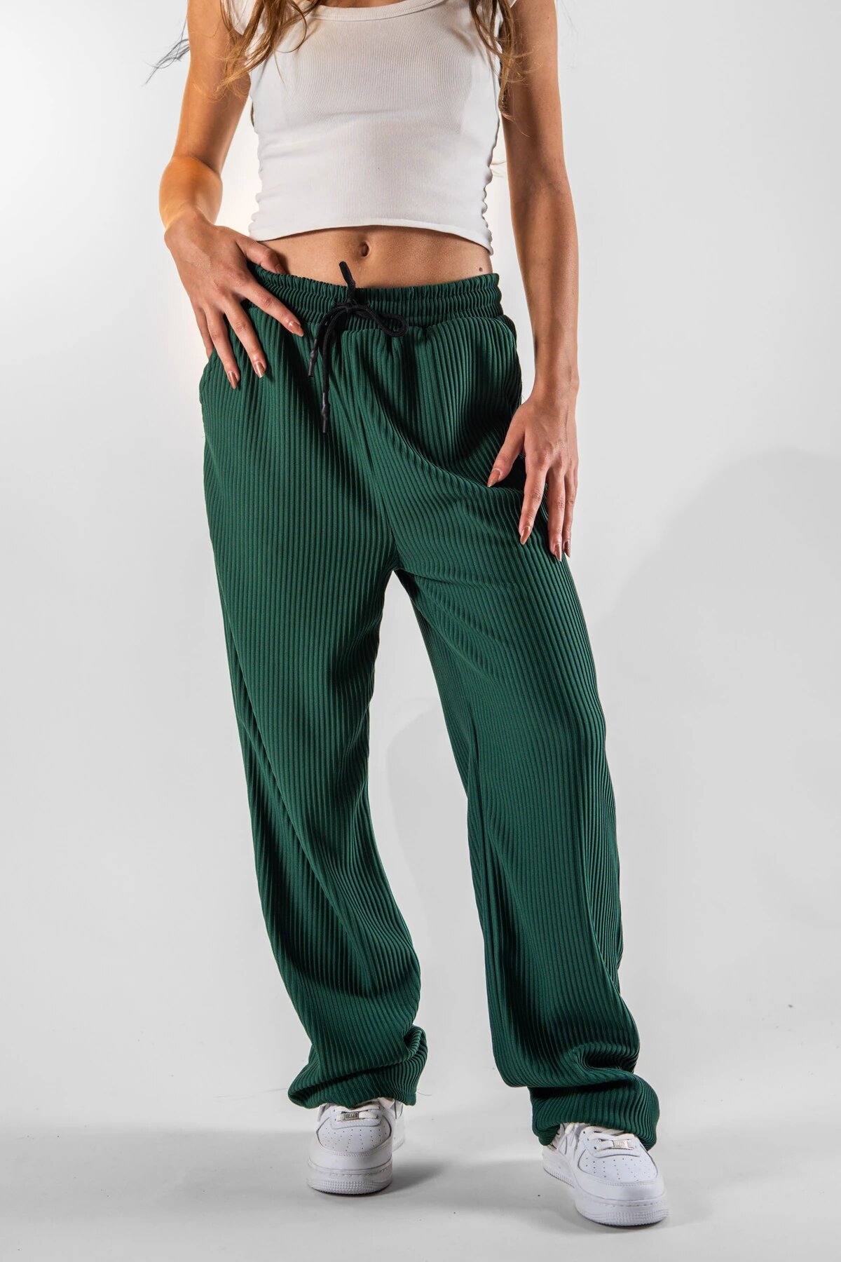 Haki Fitilli Baggy Pantolon - Mexico Superblue