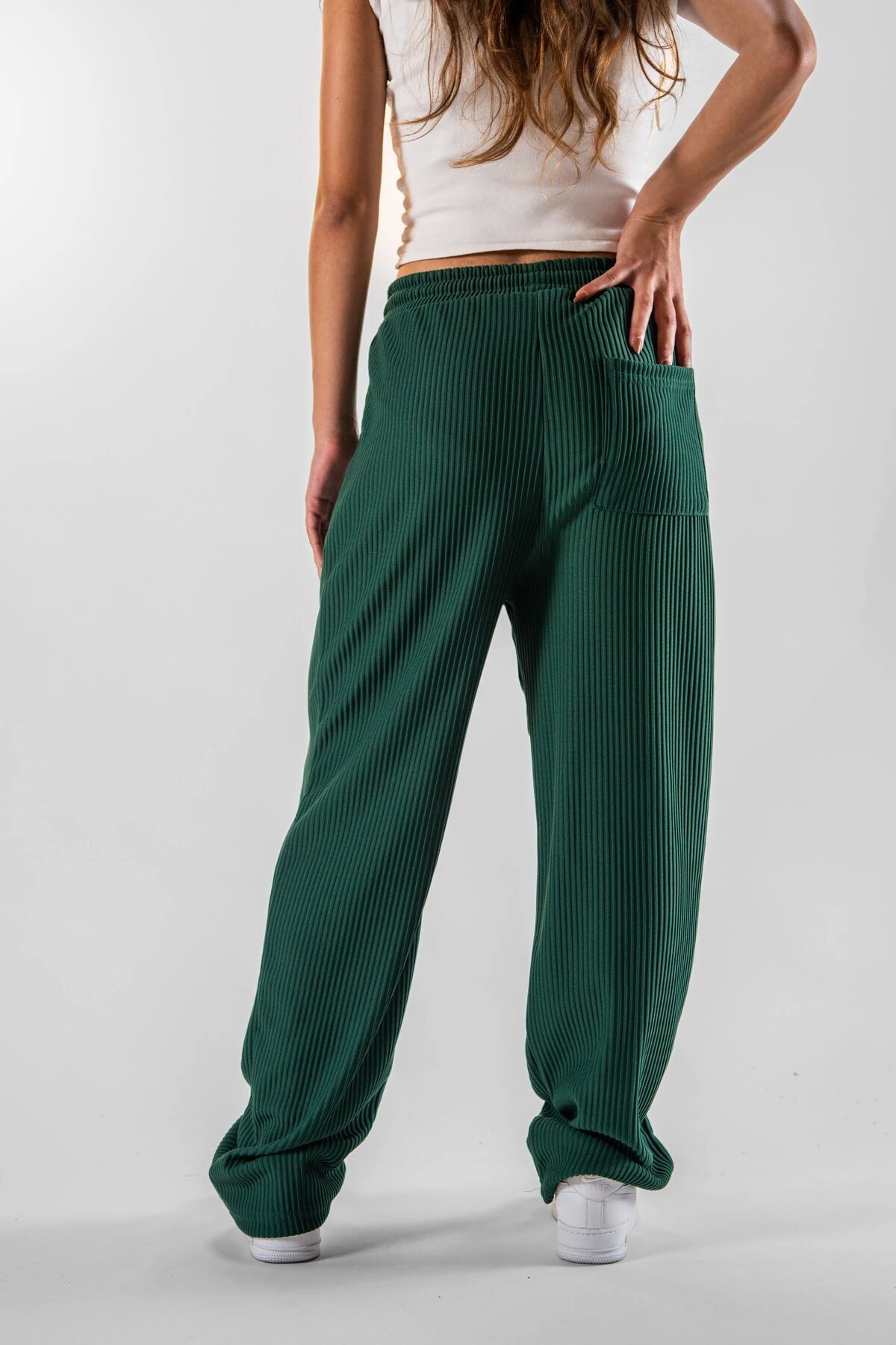 Haki Fitilli Baggy Pantolon - Mexico Superblue