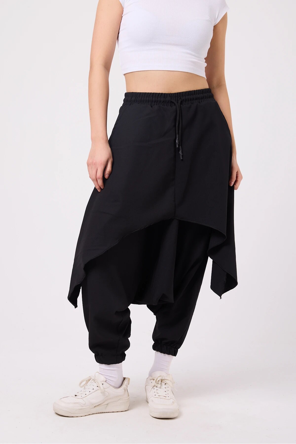 Japanese Style Hakama Samurai Pants - Black - Mexico Superblue