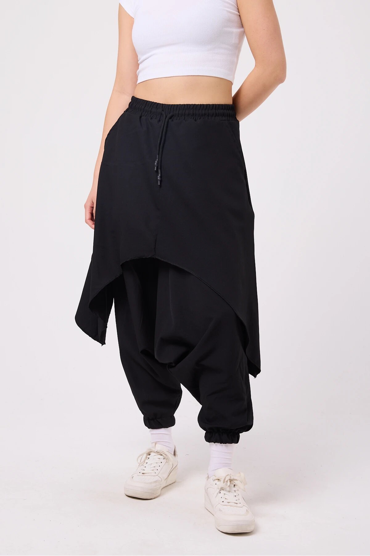 Japanese Style Hakama Samurai Pants - Black - Mexico Superblue