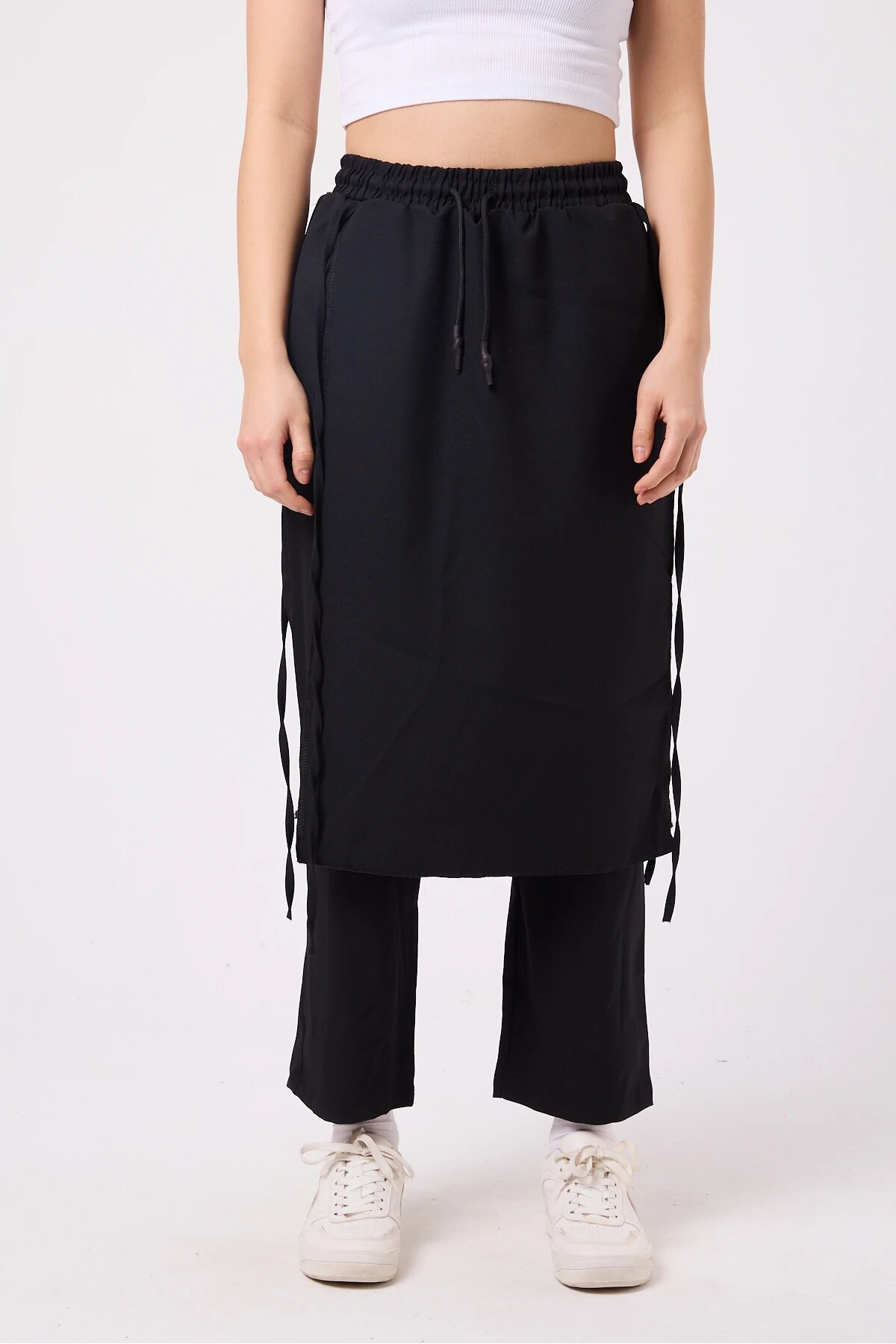 New Generation Japanese Style Hakama Samurai Pants - Black - Mexico Superblue