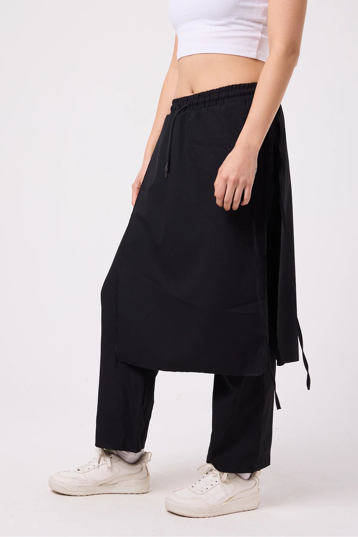 New Generation Japanese Style Hakama Samurai Pants - Black - Mexico Superblue