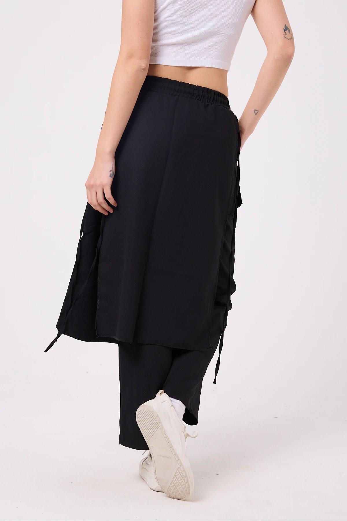 New Generation Japanese Style Hakama Samurai Pants - Black - Mexico Superblue