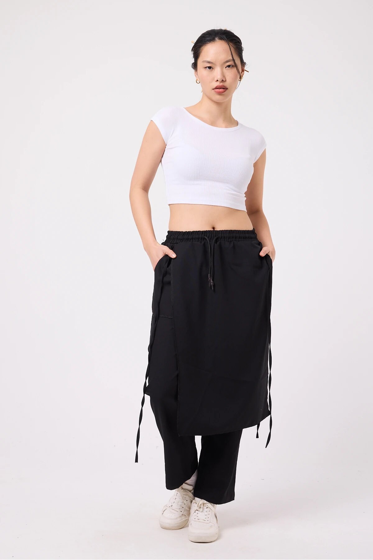 New Generation Japanese Style Hakama Samurai Pants - Black - Mexico Superblue