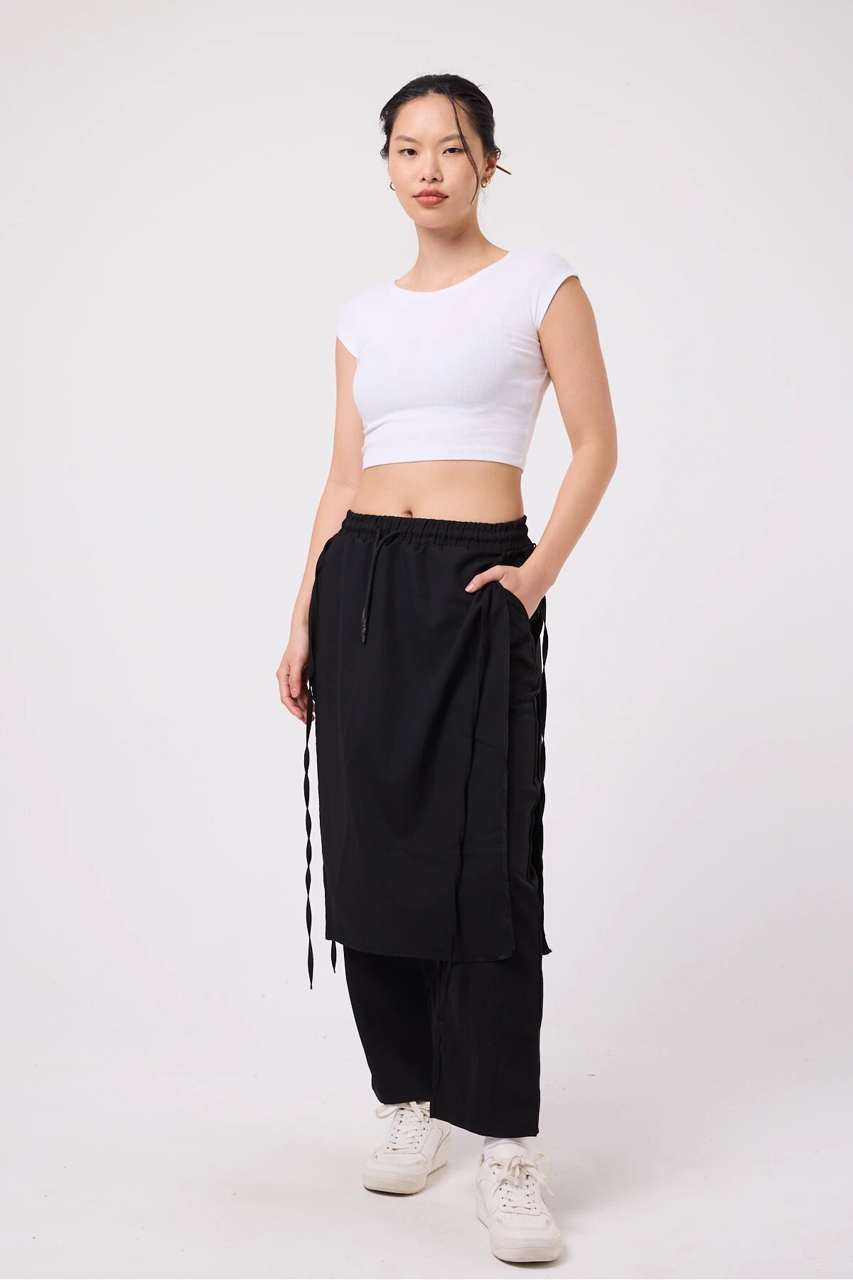 New Generation Japanese Style Hakama Samurai Pants - Black - Mexico Superblue