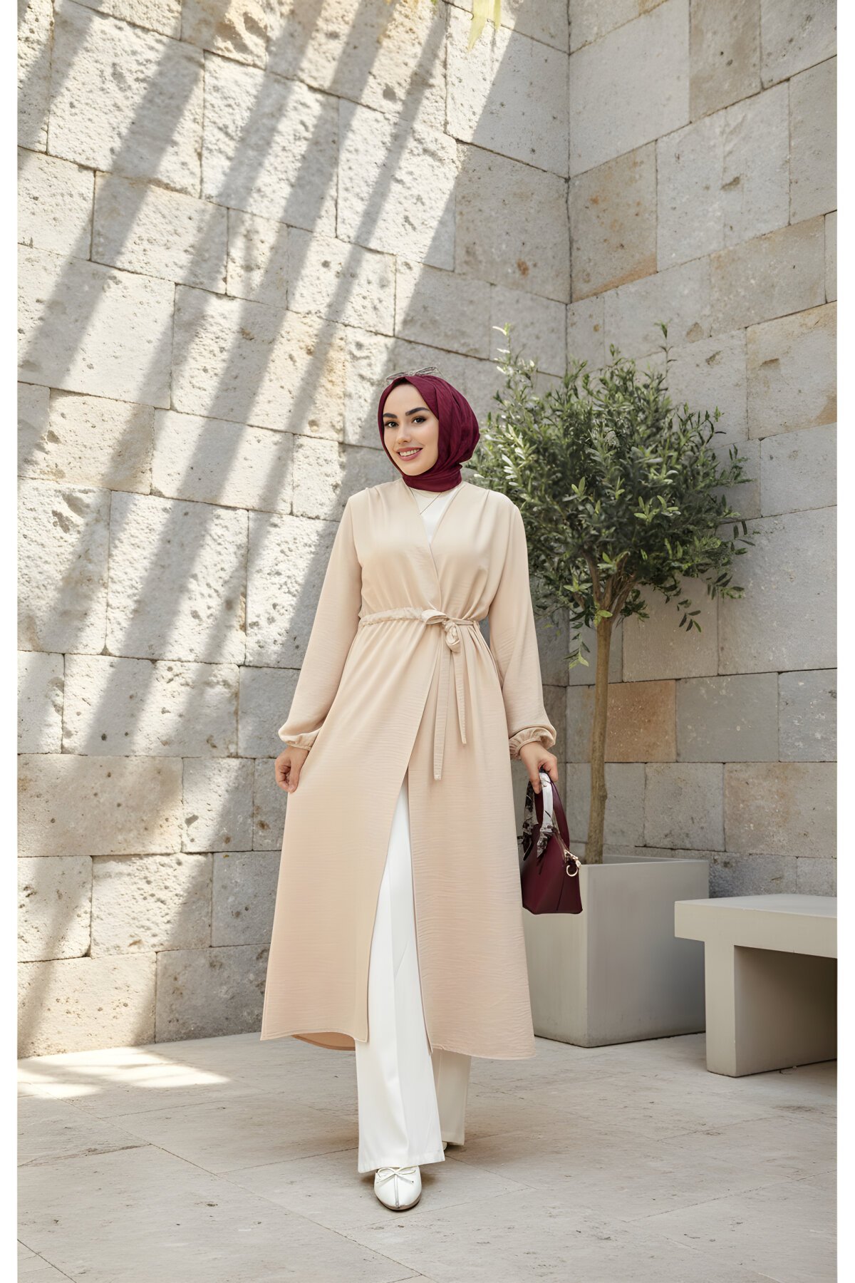 Taş Giy Çık Ferace - Modadeywearst