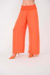 Turuncu Korsajlı İpek Wes Pantolon