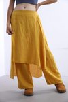 Hardal İtalyan Ham Keten Pantolon Etek
