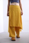 Hardal İtalyan Ham Keten Pantolon Etek