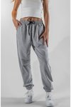 Gri Jogger Paça Lastikli Pantolon