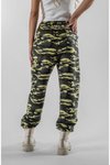 Renkli Kamuflaj Jogger Dijital Baskı Pantolon