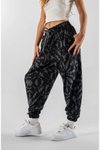 Siyah Jakar Jogger Ön ve Arka Tek Pileli Pantolon